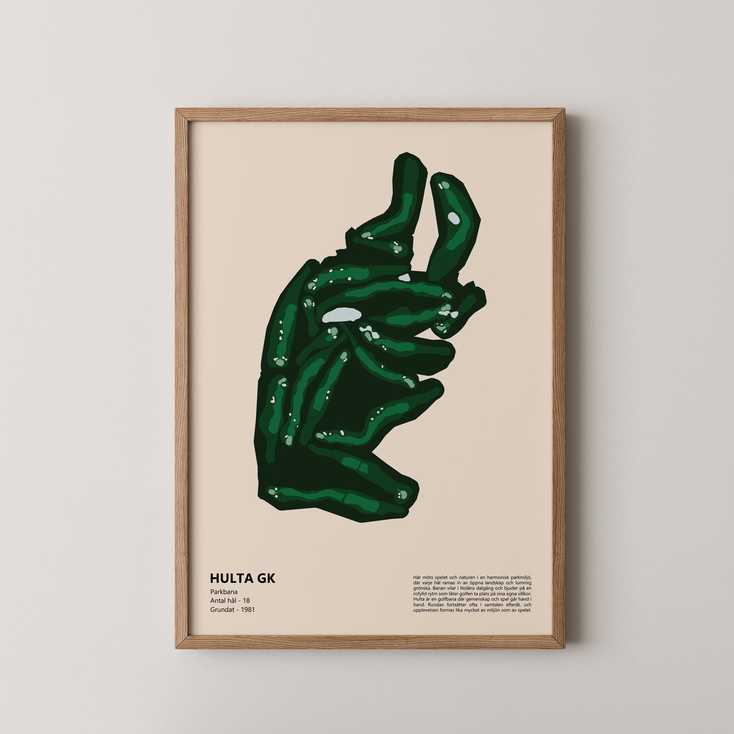 Hulta Golfklubb – Course Poster